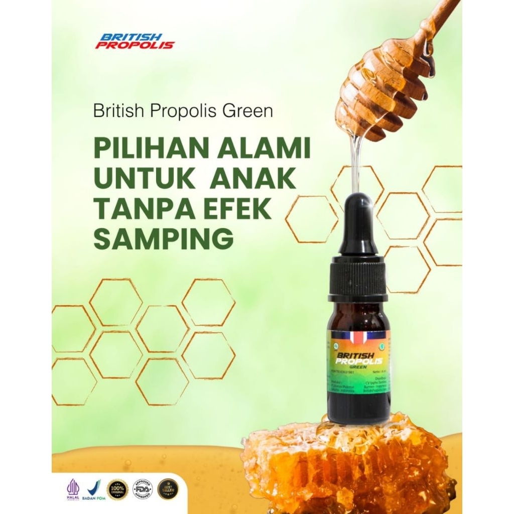 British Propolis Green - Propolis Anak - BP Propolis Hijau
