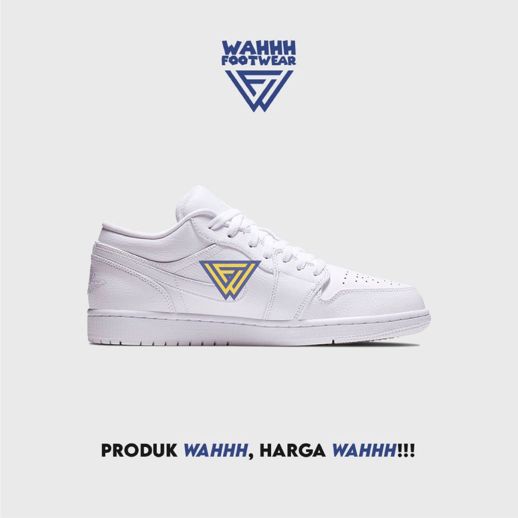 NK Air Jordan 1 Low - Triple White