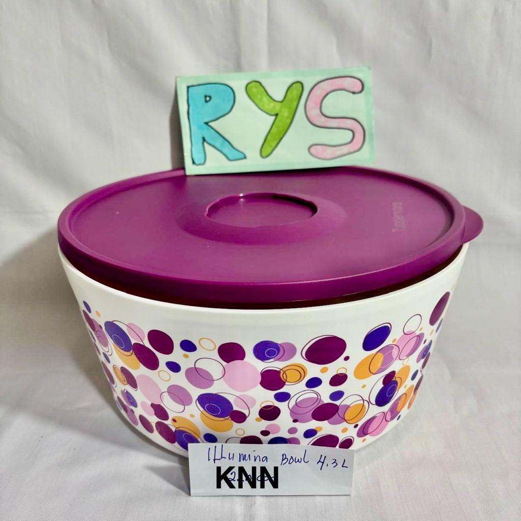 TUPPERWARE ILLUMINA BOWL 4,3 LITER