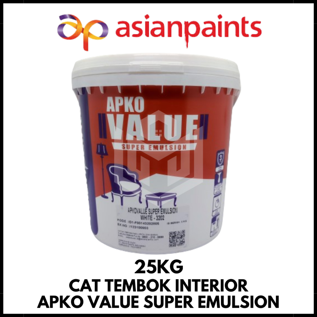 Asian Paints Apko Value Super Emulsion Pail 25 Kg