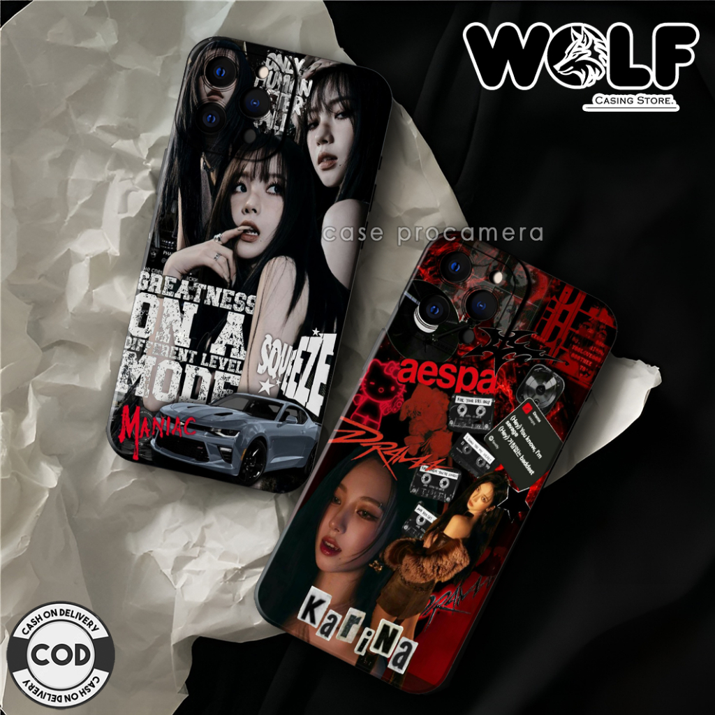 Softcase Procamera Karina Aespa Softcase Silicon Full Protection Untuk  Iphone samsung xiaomi redmi 