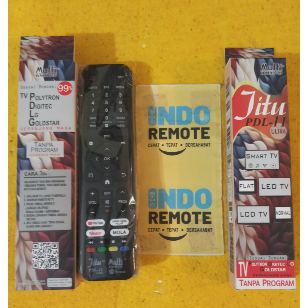 Remote TV Multi Jitu TV Polytron Digitec LG Goldstar