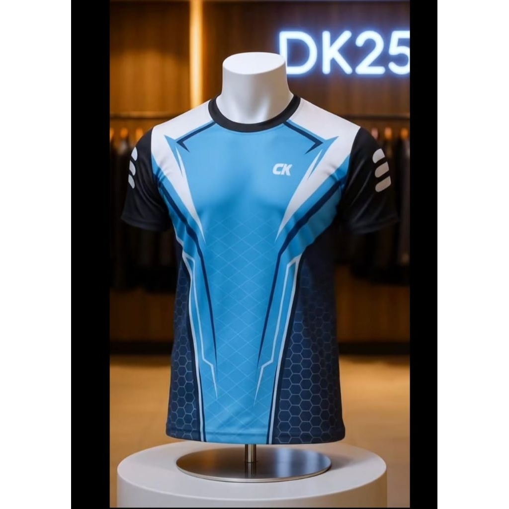 COD KAOS OLAHRAGA FULL PRINTING BAJU VOLI KAOS BULUTANGKIS BAJU FUTSAL GYM KAOS OLAHRAGA SERBAGUNA K