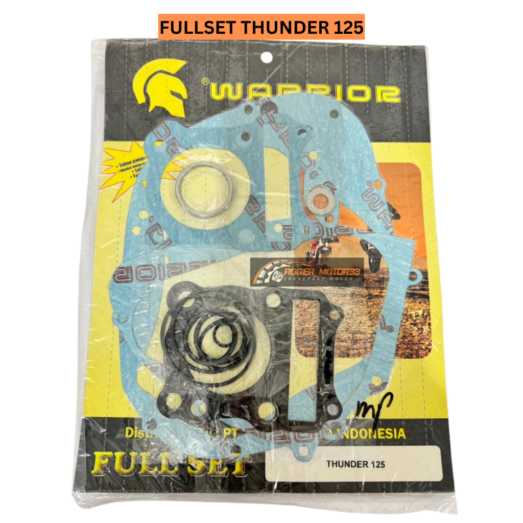 GASKET PAKING PACKING FULLSET THUNDER 125 MERK WARRIOR