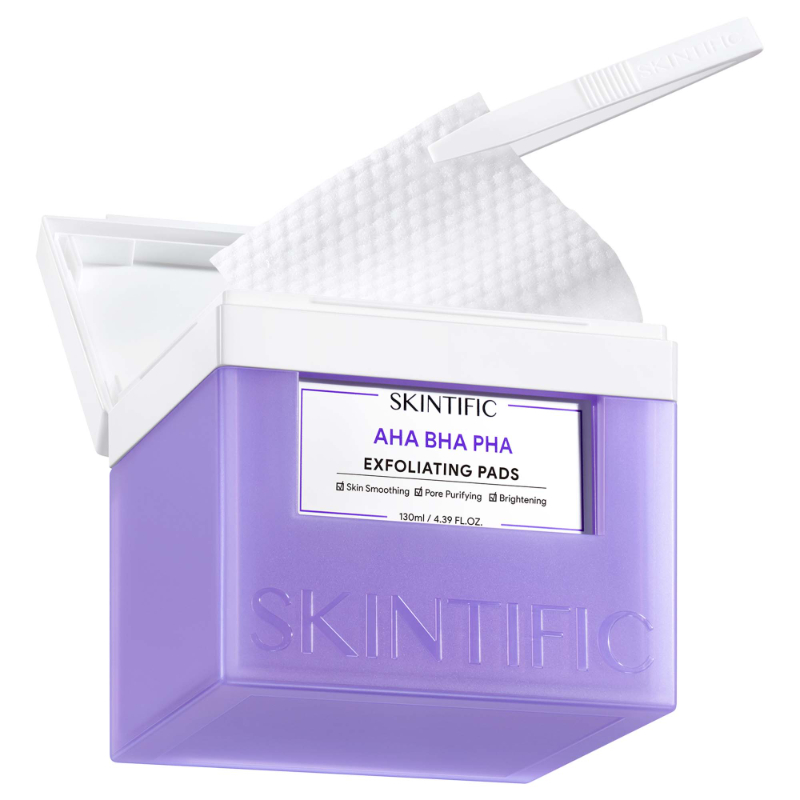 SKINTIFIC AHA BHA PHA EXFOLIATING PADS