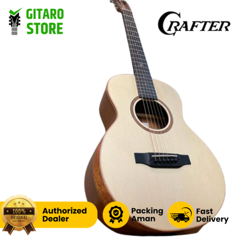 Gitar Akustik Elektrik Crafter Mino Mahogany Solid Brand Korea