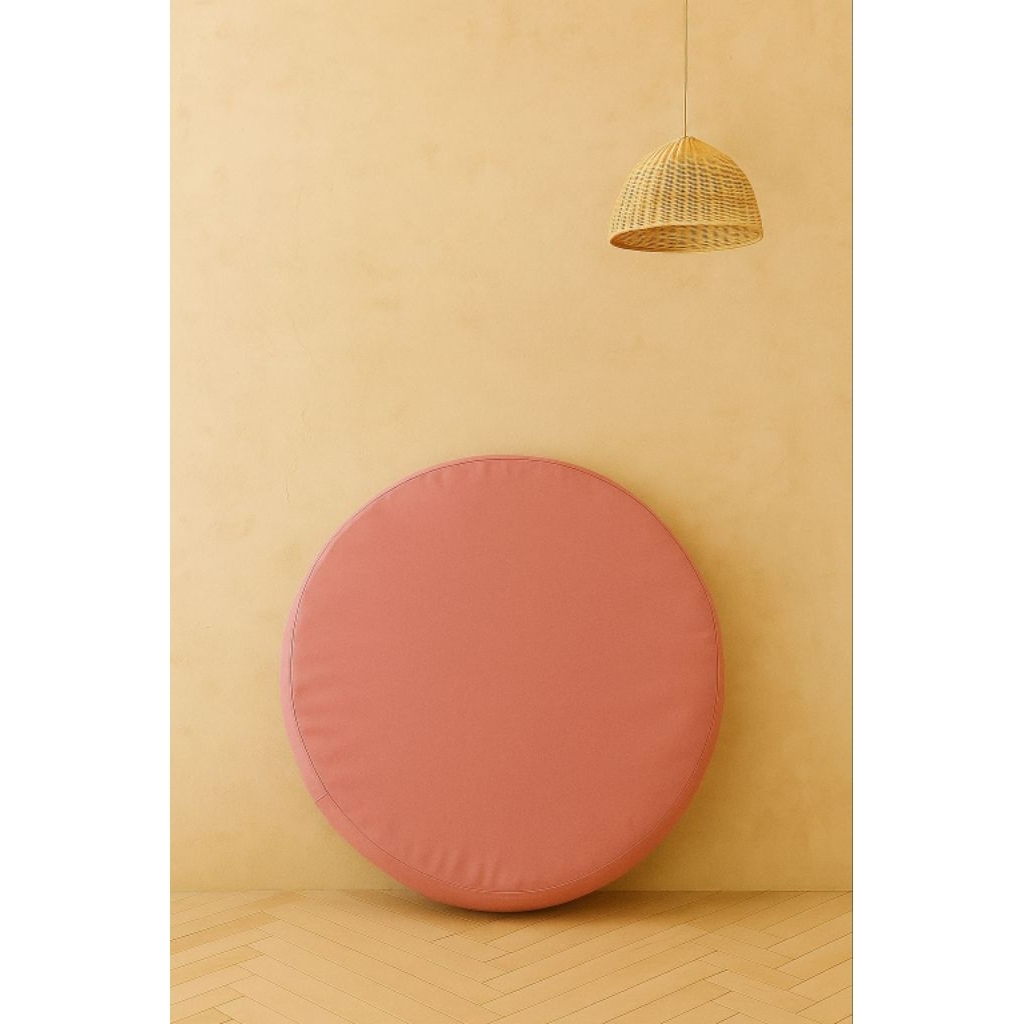 Alas duduk Bulat Lesehan/Alas duduk bulat meditasi/Alas duduk bulat Waterproof Diameter 50x3cm