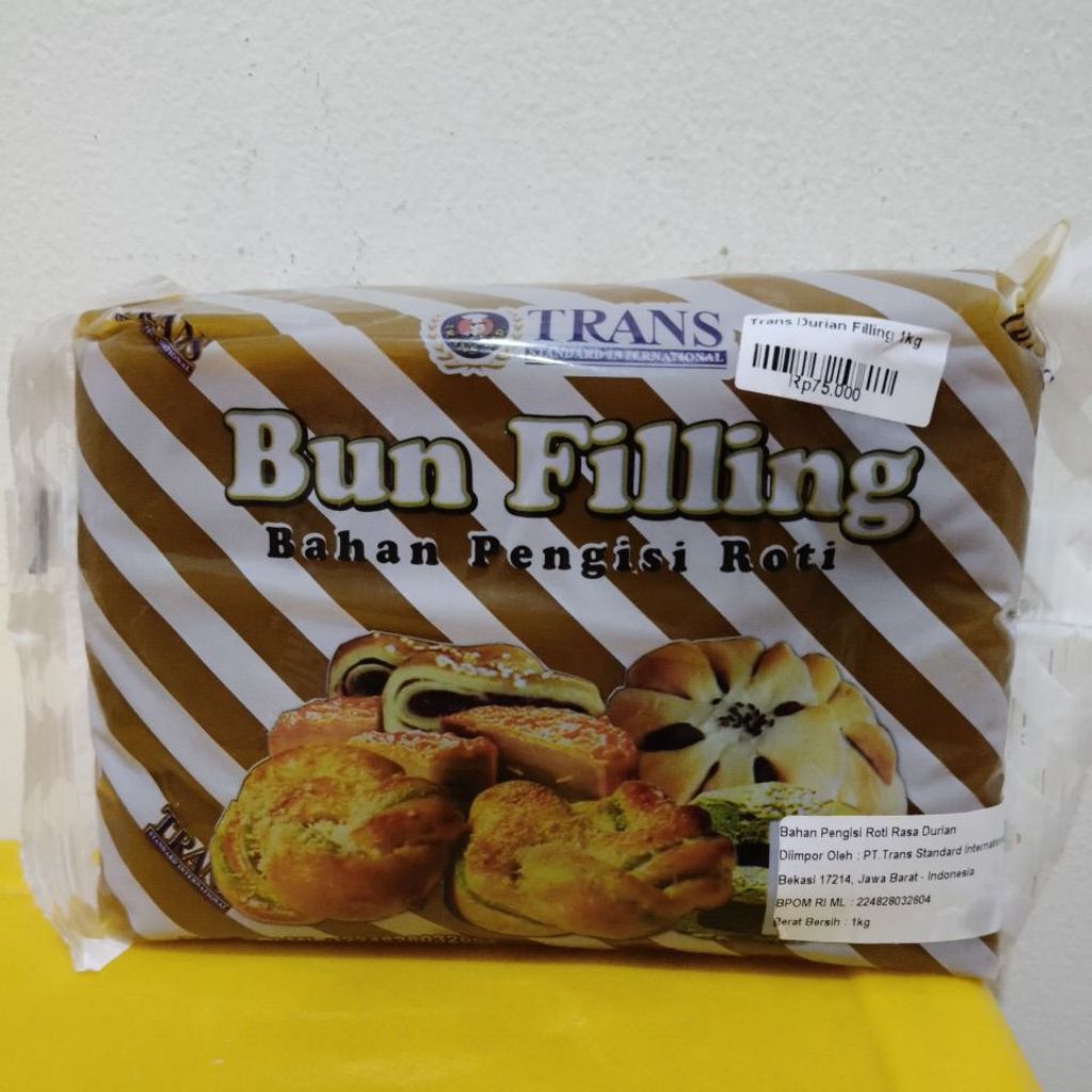 Trans Bun Durian, Filling Pasta Durian, Isian Bakpao Mooncake