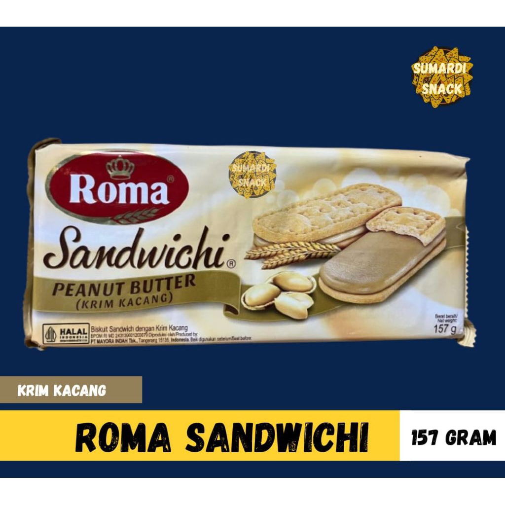 Roma Sandwichi Biscuit 157g | ROMA SANDWICHI BISCUIT 157 GRAM