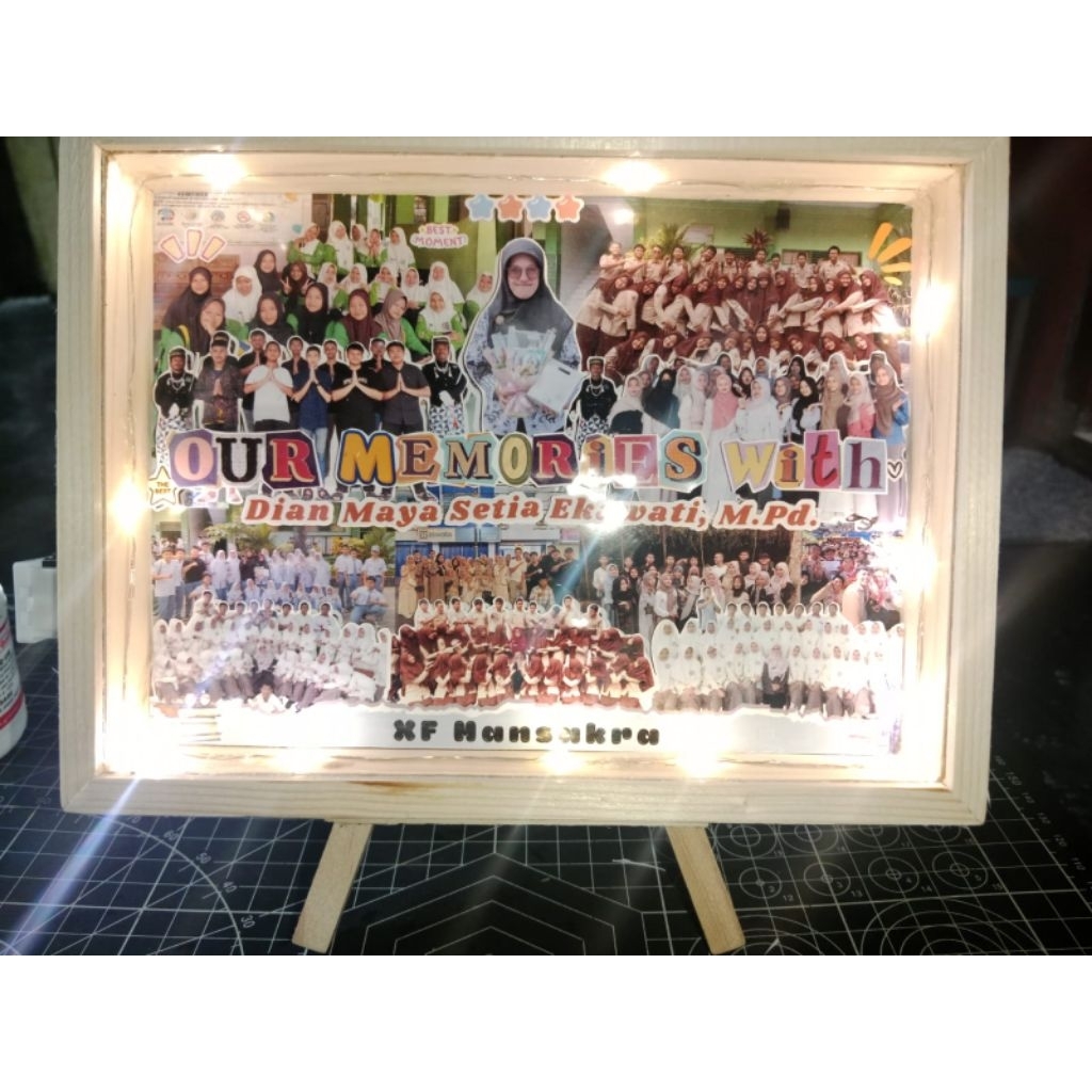 KADO MEMORIES, FRAME KENANG KENANGAN, KADO GURU, KADO WALI KELAS , KADO PERPISAHAN, KADO KENANGAN KE
