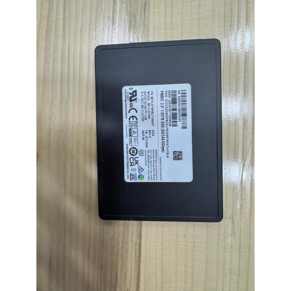 BEKAS - SAMSUNG PM893 1.92TB 2TB 2000GB SSD SERVER LIKE NEW UNIT ONLY