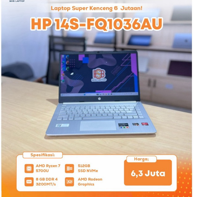 HP 14s-Fq1036AU