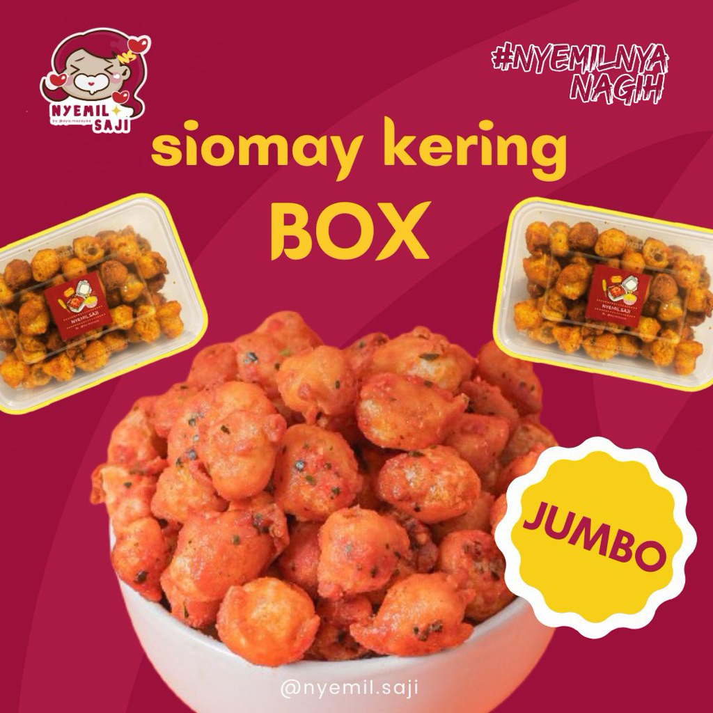 BOX SIOMAY KERING GRAM NYEMIL SAJI