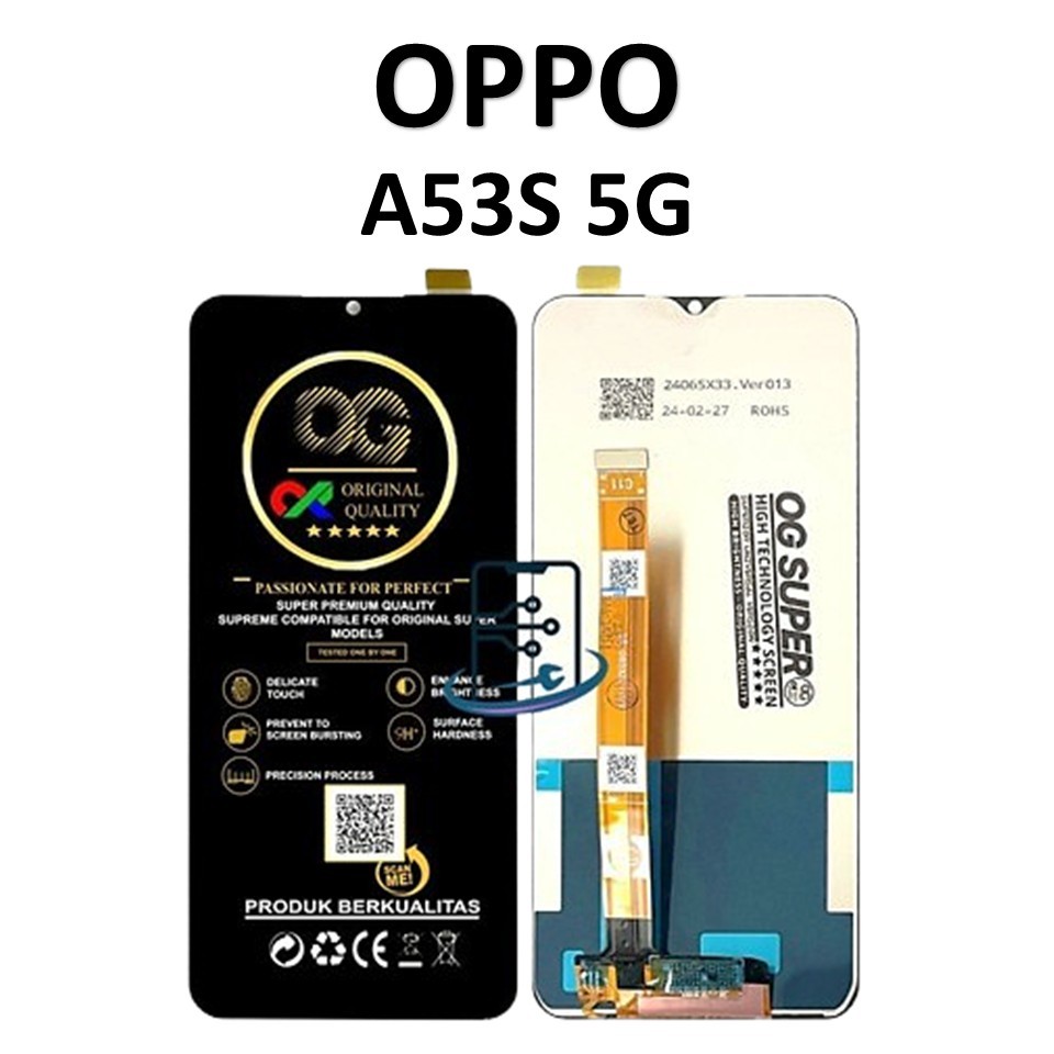LCD TOUCHSCREEN OPPO A53S 5G FULLSET ORIGINAL COMPLETE