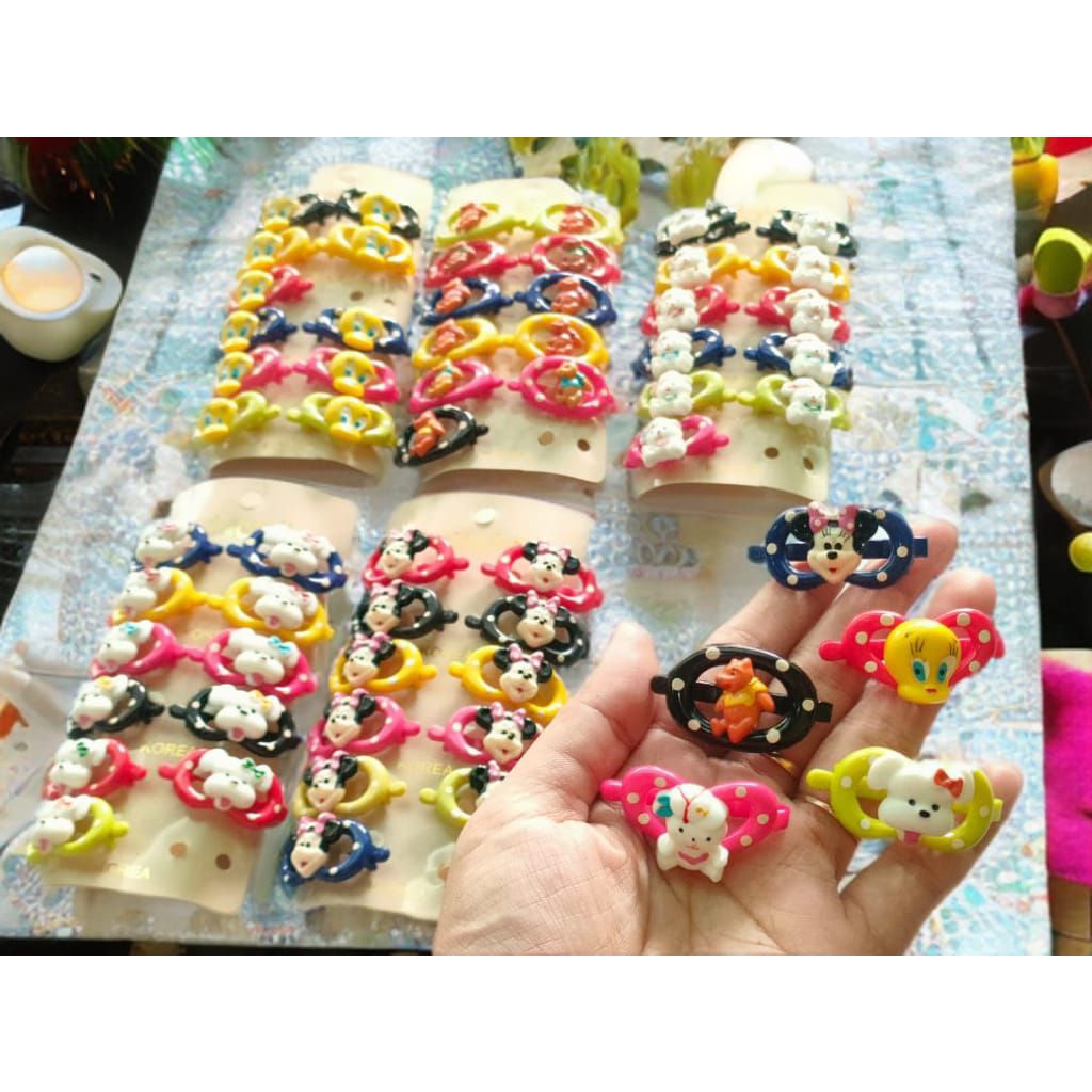 jepit rambut karakter | jepit rambut motif | jepit rambut anak
