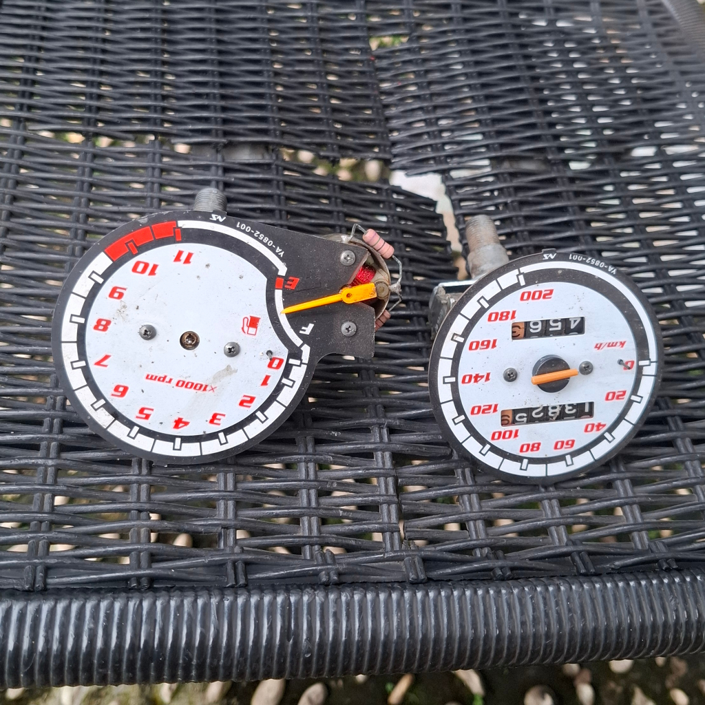 Mesin spidometer KM plus RPM set scorpio rx king new original copotan asli