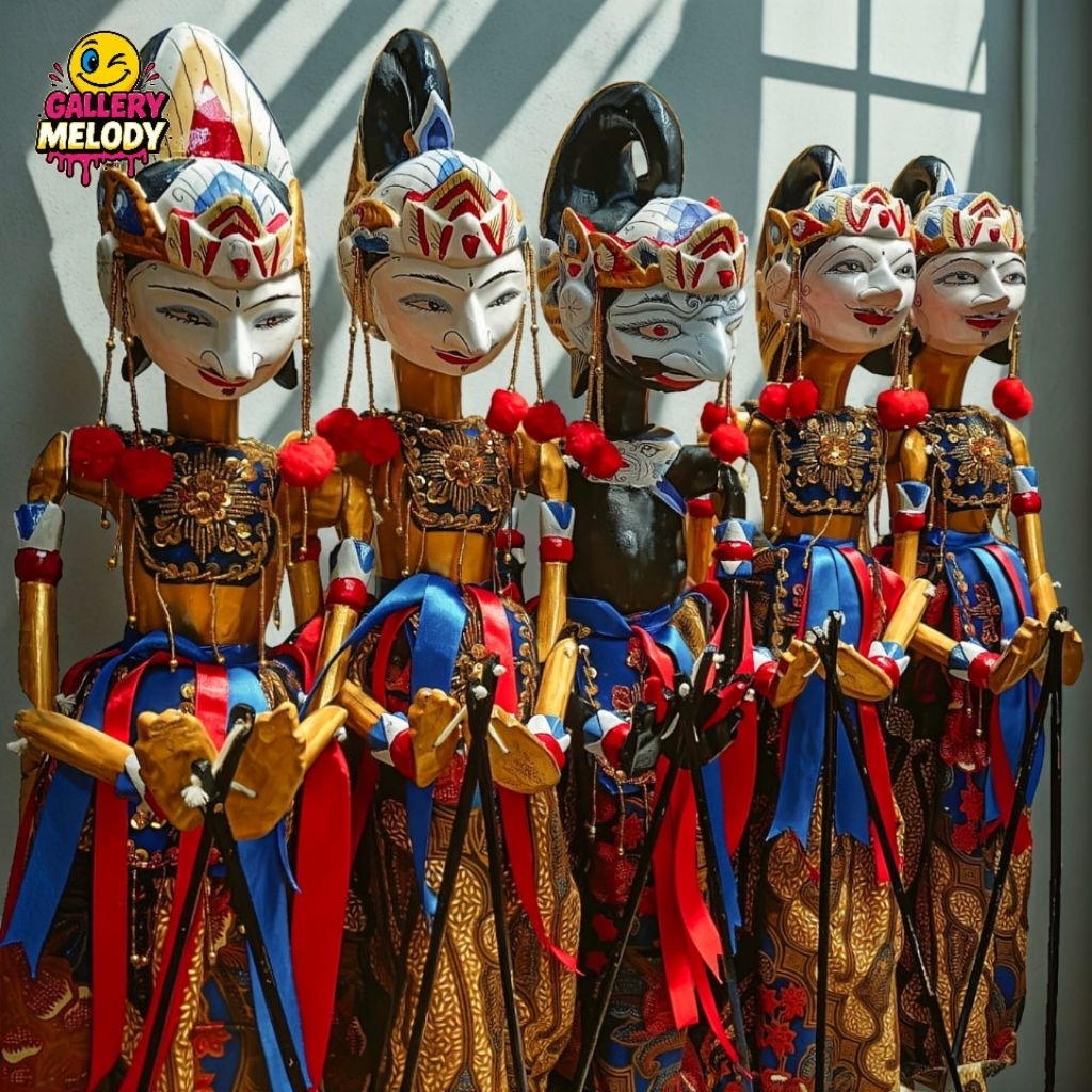 Wayang Golek karakter Pandawa 5 Medium Quality (Super Jogja) uk ±60cm (dijual Satuan)