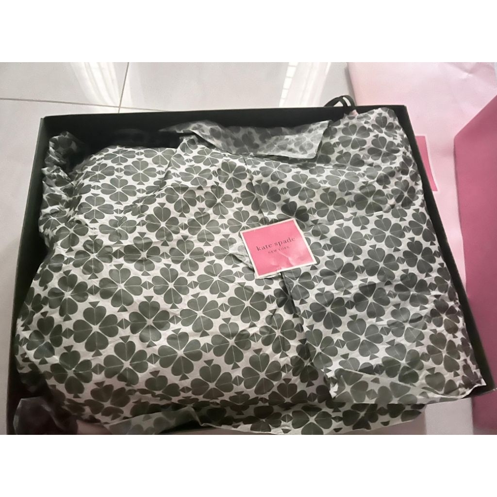 TAS KATE SPADE all day spade flower coated canvas large tote