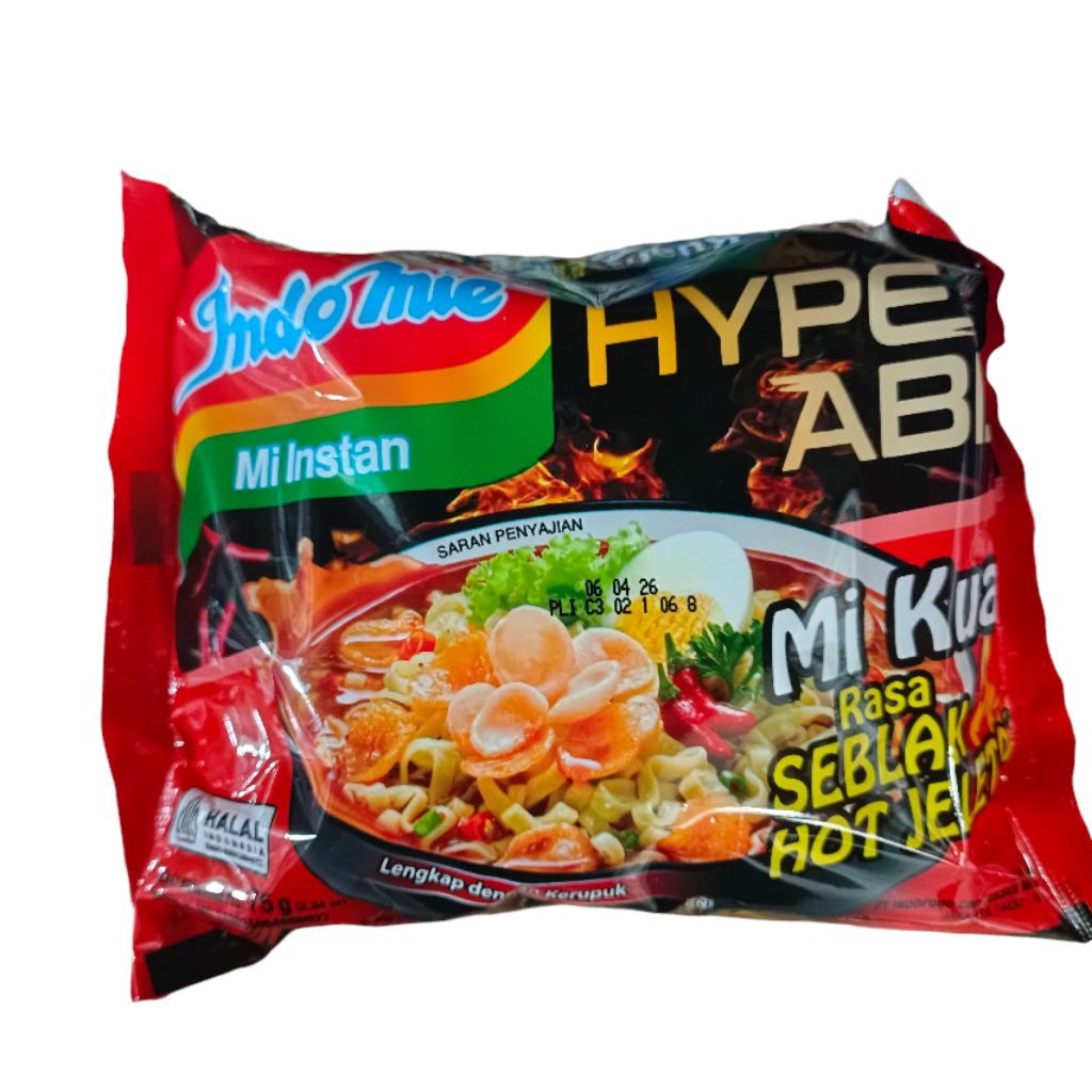 Mie Indomie Kuah Seblak Hot Jeletot 75gr Mi Indomi Mie Indomi Mi Indomie Seblak Indo mie