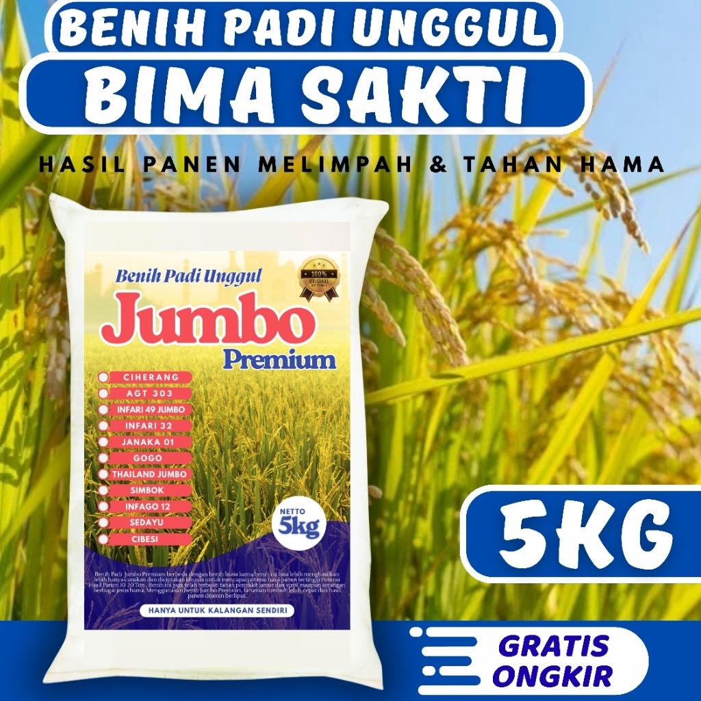 Bibit Padi Unggul Bima Sakti 5kg