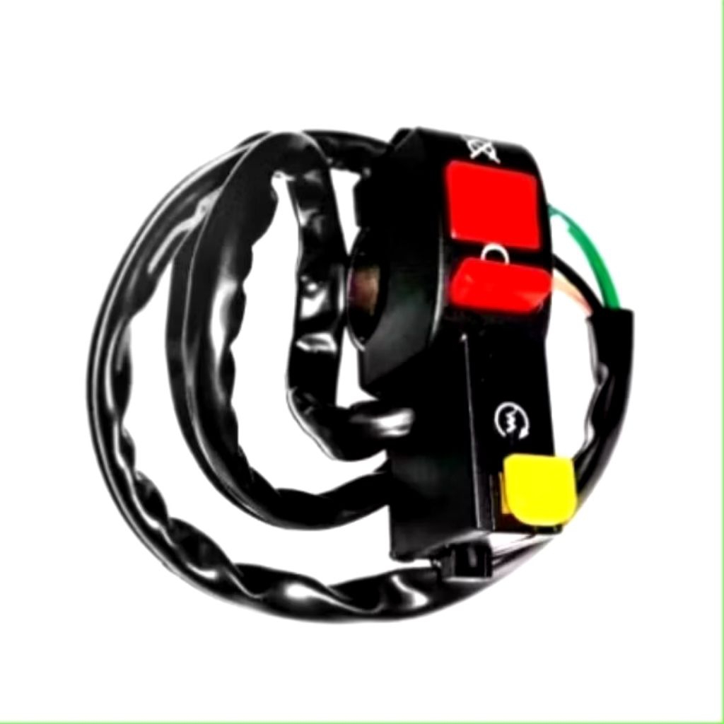 SAKLAR TOMBOL ON OFF PLUS STATER UNIVERSAL / SWITCH ON OFF LAMPU MOTOR + STARTER MOTOR / SAKLAR TOMB