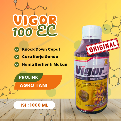 VIGOR 100 EC 1LITER - OBAT INSEKTISIDA EFEKTIF PENGENDALI ULAT GRAYAK AMPUH PADA TANAMAN