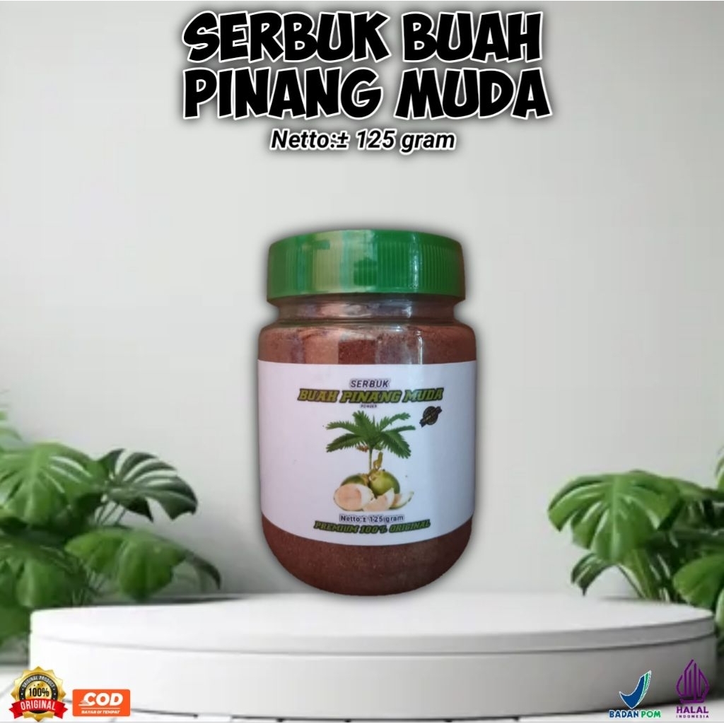 Pinang Kuat Serbuk Buah Pinang Jambe Ngora Penambah Stamina Tahan Lama