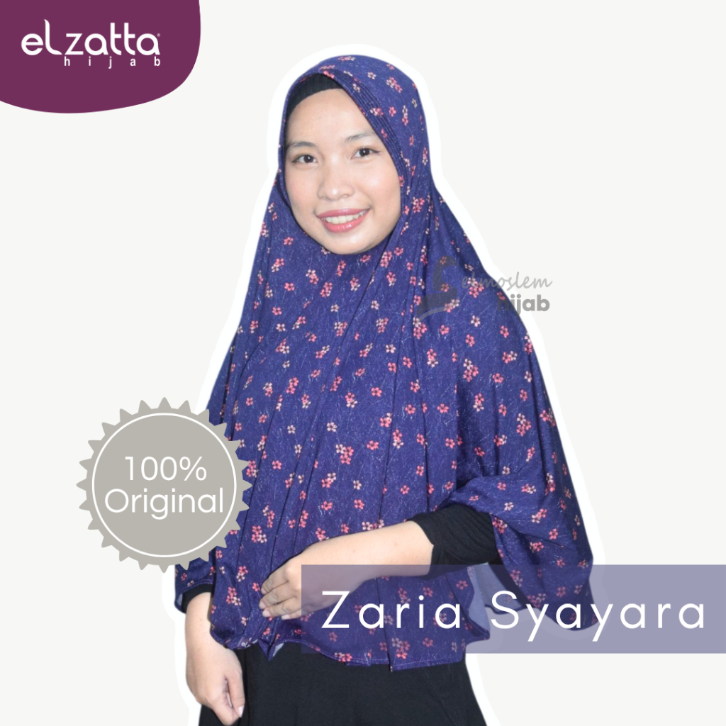 [DEFECT] JILBAB KERUDUNG HIJAB INSTAN HYGET ELZATTA ZARIA SYAYARA MOTIF