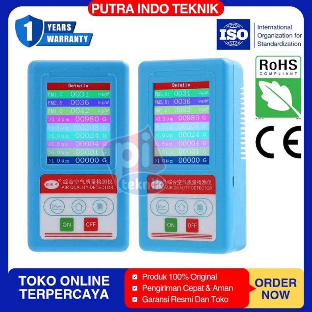 PM1.0 PM2.5 PM10 HCHO TVOC air monitor Gas Detector Formaldeyde