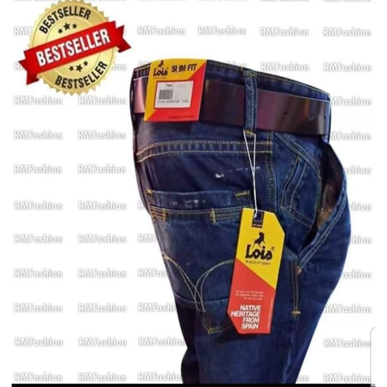 Celana Jeans Lois Original Pria 27-34 Panjang Terbaru / Celana Jeans Pria Lois Original 100%