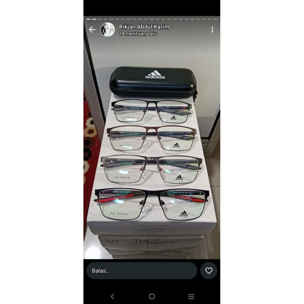 grosir frame kacamata + box