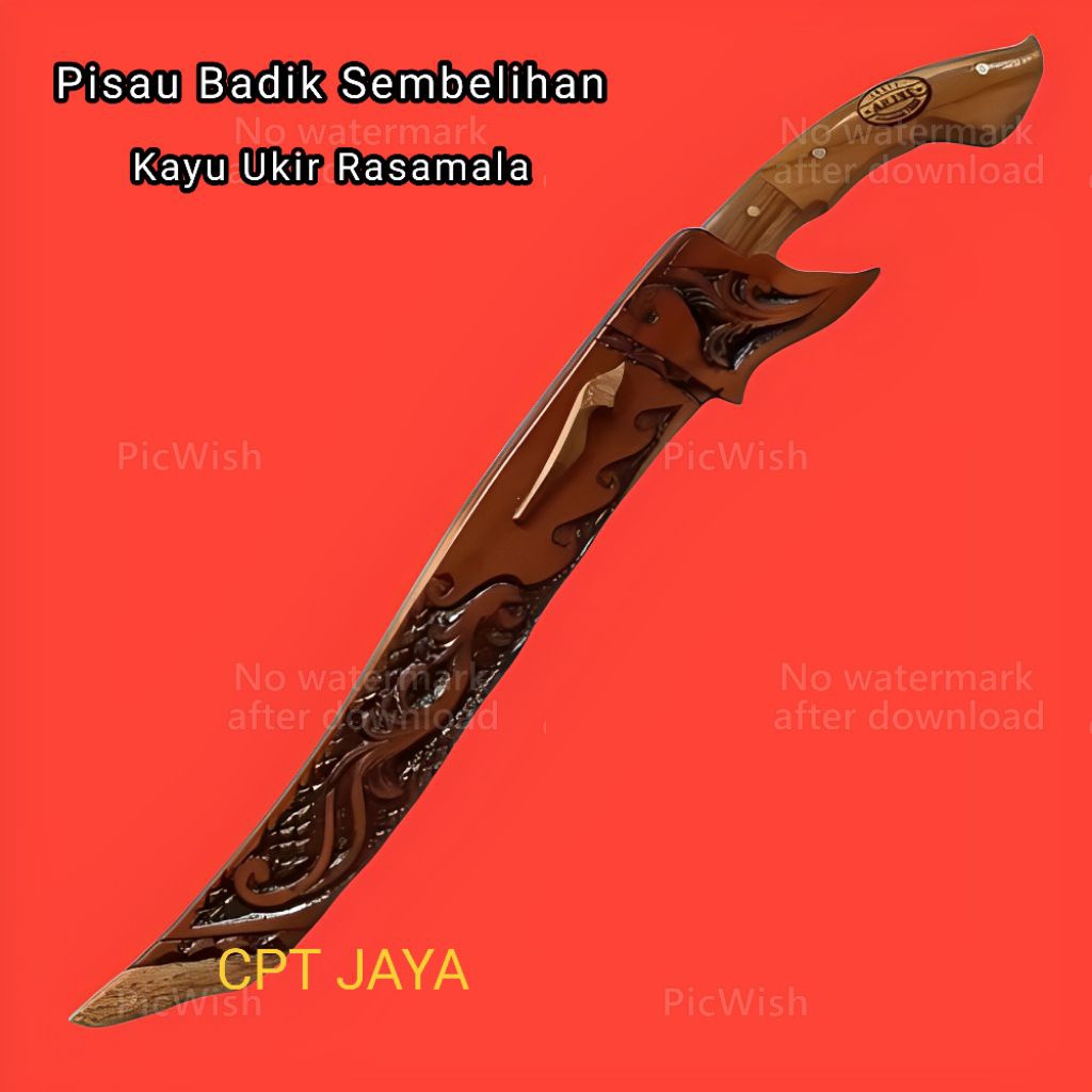 pisau sembelih ayam super tajam zelsa ukir