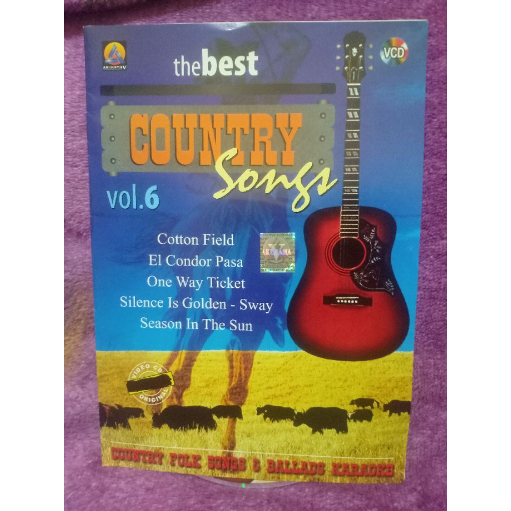 VCD THE BEST COUNTRY SONGS VOL 6
