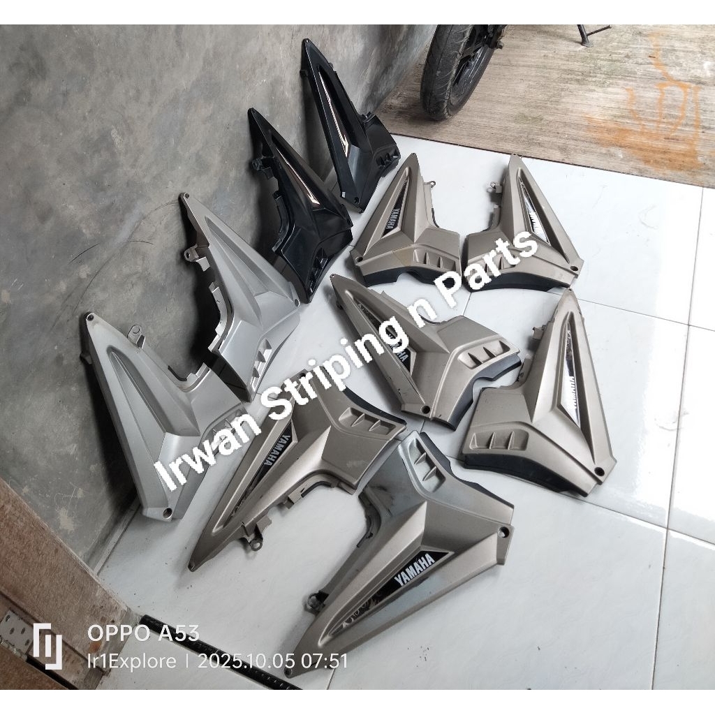 Cover Body Tengah Box Aki Yamaha Scorpio New Scorpio Z