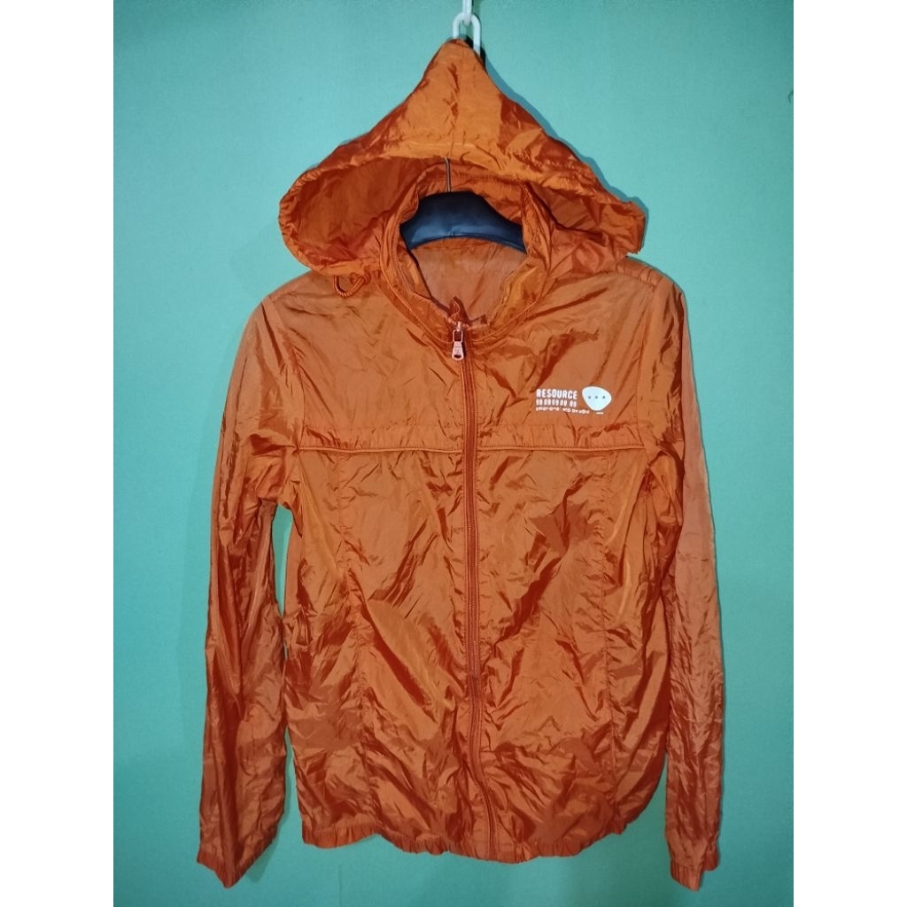 JAKET RUNNING POCKETABLE UGIZ RESOURCES ORANGE
