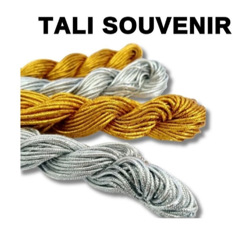 Tali Souvenir Emas Perak / Benang Emas Souvenir / Tali Emas