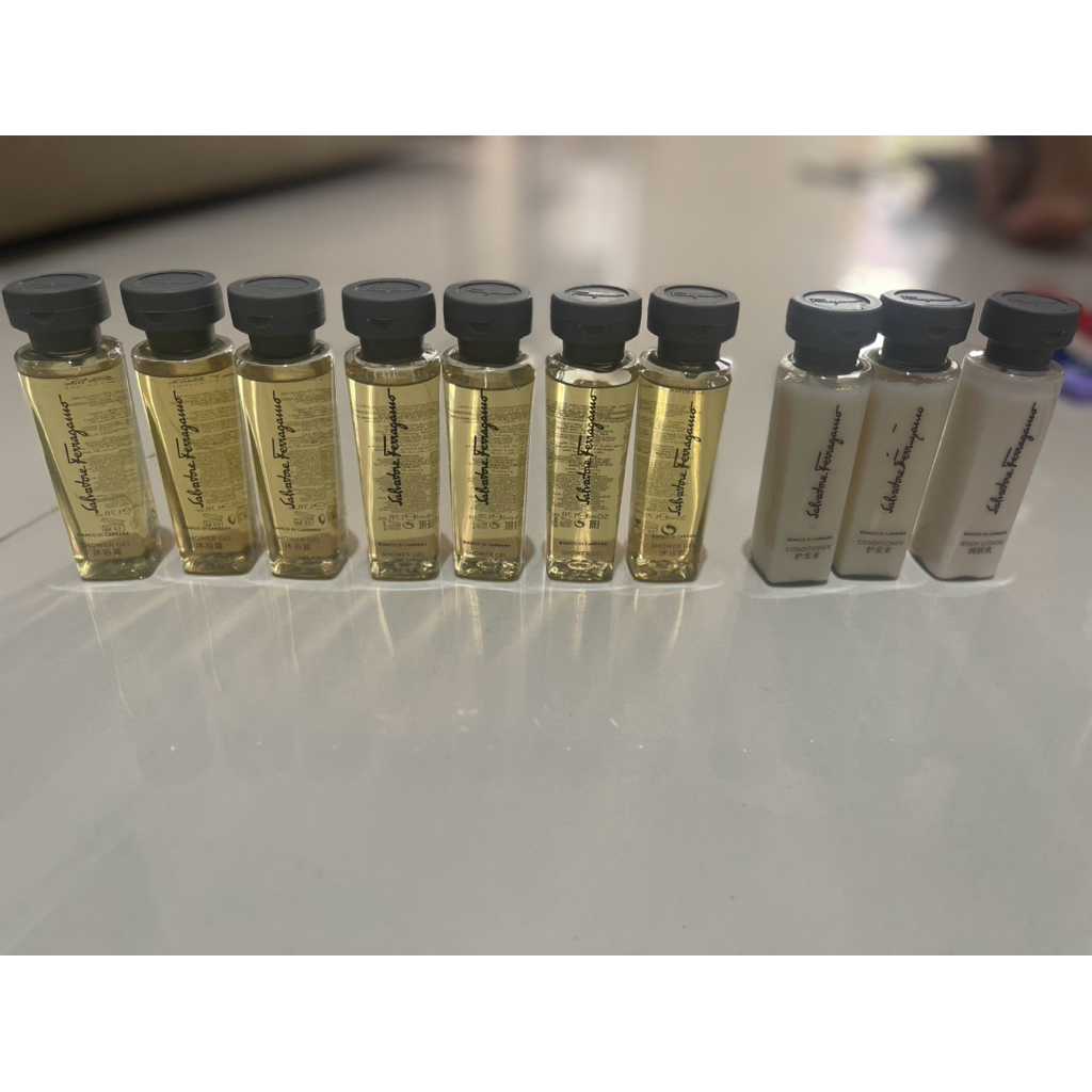 shower gel shampoo dan body lotion salvatore ferragamo MBS hotel