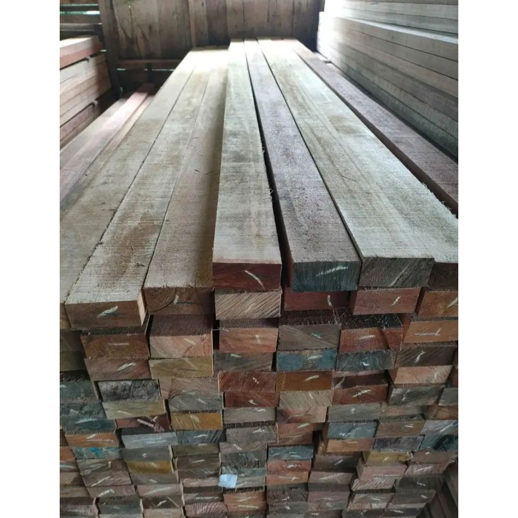 kayu balok 6x12x 400 cm jual perkubik