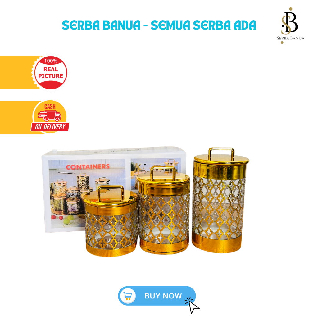 toples sultan set isi 3 (plastik) / toples lebaran / toples parsel lebaran