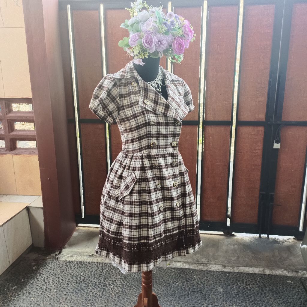 coat lengan pendek lizlisa kawaii