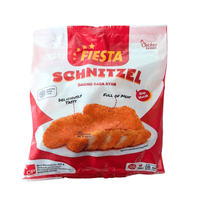Fiesta chicken nugget schnitzel 400 gr