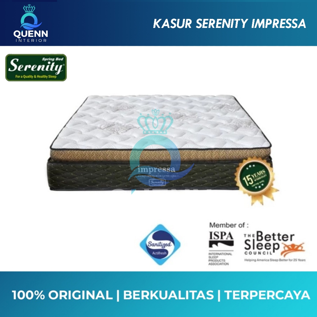 Kasur Springbed Elite Serenity Impressa Pocket Spring