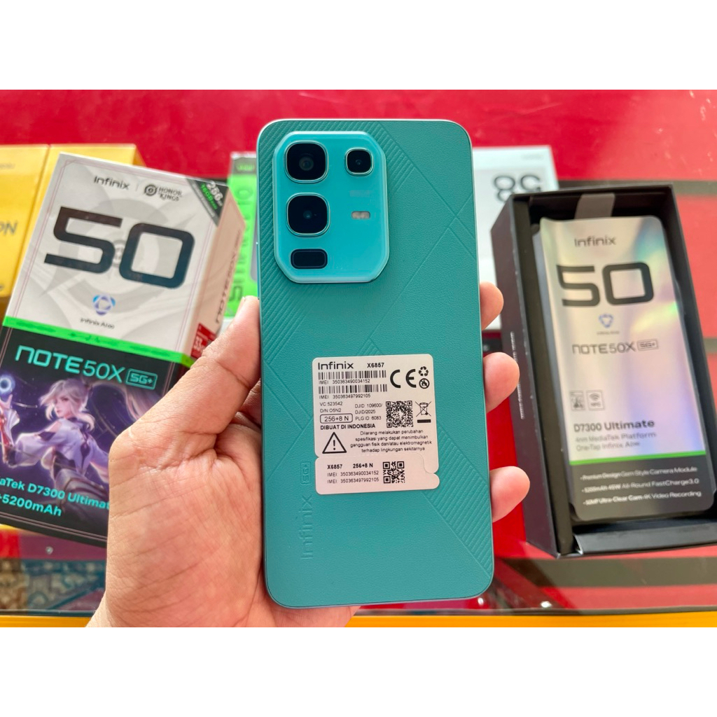 INFINIX NOTE 50x 5G SECOND ORIGINAL MULUS NO MINUS