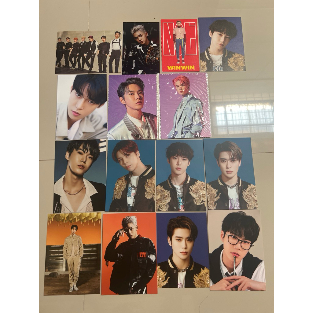 postcard book NCT 127 DREAM SUPERM WAYV doyoung jaehyun winwin johnny lucas sg season greetingnct li