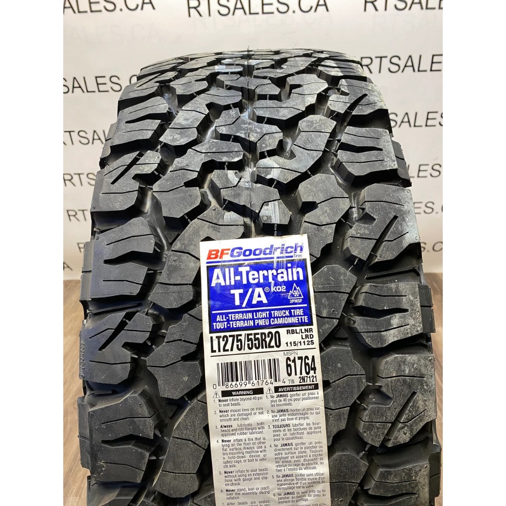 Ban Mobil BF Goodrich All Terrain T/A K02 275 55 R20 Ban Hilux Ford Ranger Ring 20 Ban AT