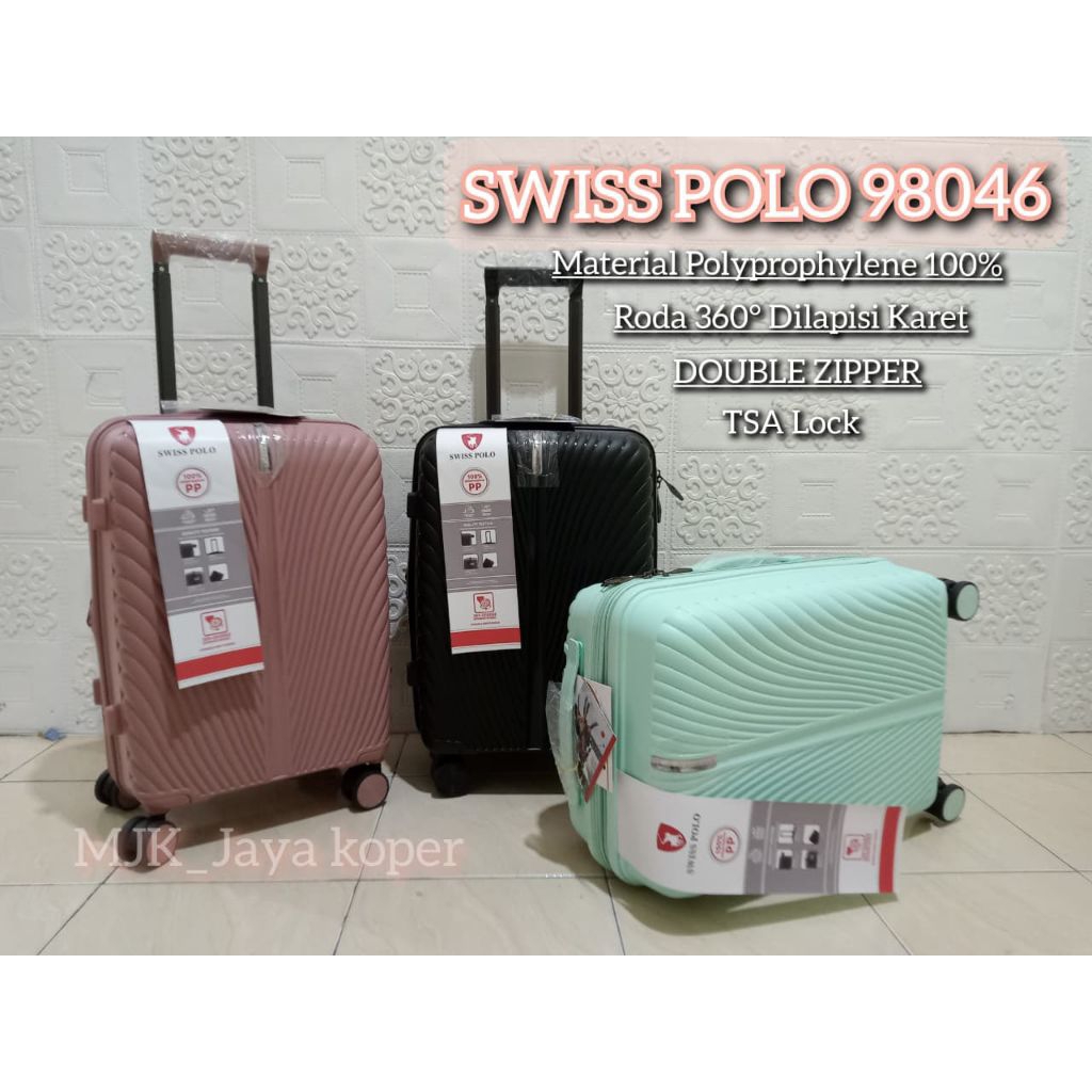 KOPER 20" SWISS POLO 98046 ORIGINAL 100% POLYPROPYLENE DOUBLE ZIPPER