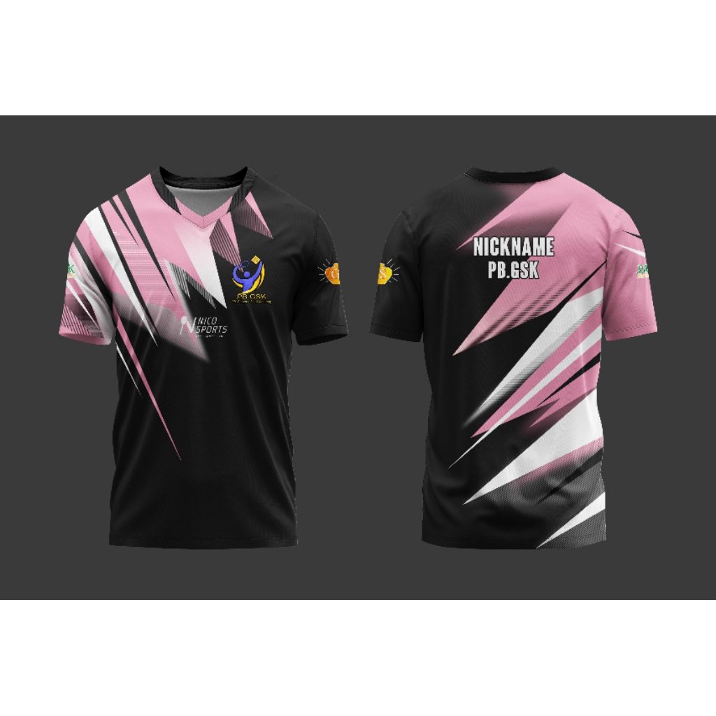 Jersey badminton Yonex pink PB GSK