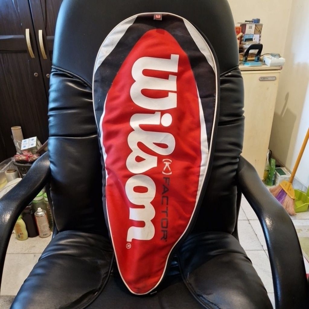 Raket Tenis Racket Tennis Wilson K-Factor Seken Bekas Grip 4,25