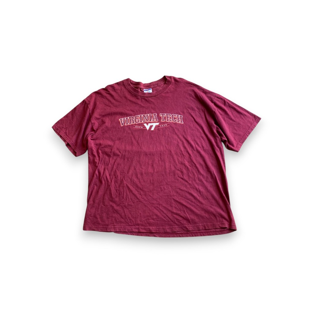 kaos vintage jerzees "virginia tech"
