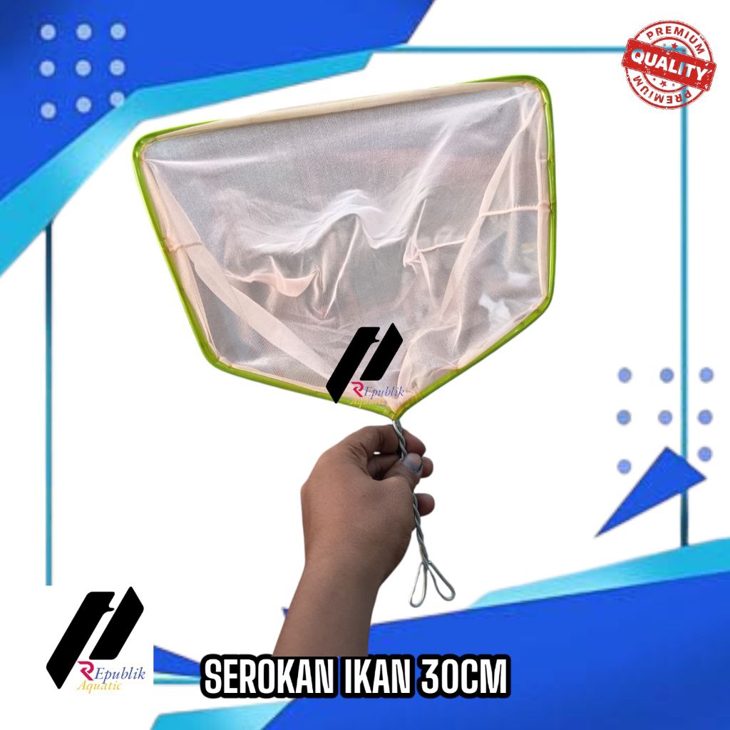 Serokan ikan 30 cm / serokan 30cm / serokan koki / serokan ikan / serokan cupang / serokan ikan 30cm